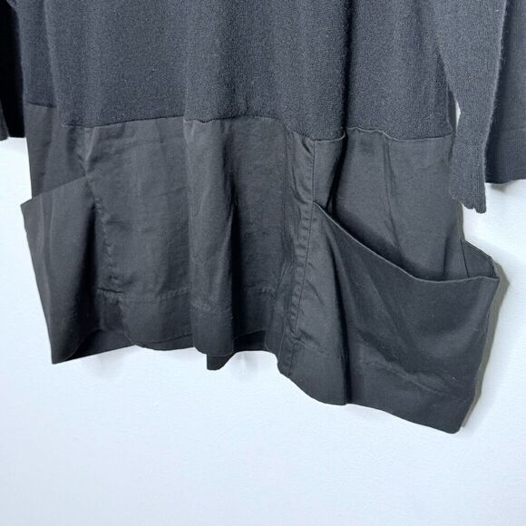 Moth Black Quarter Length Sleeve Sweater Top - Women’s US XL - Picture 4 of 7